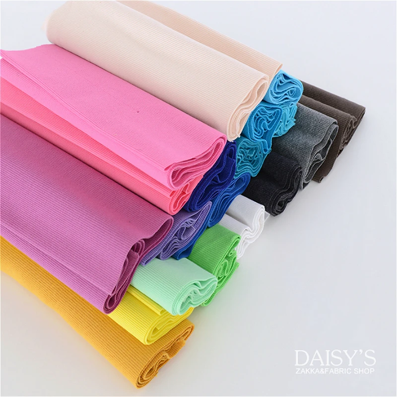 20cm x 95cm 100% Cotton Rib Elastic Knitted Fabric Diy Clothes medium thickness cloth hem 500g/m B group
20cm x 95cm 100% Cotton Rib Elastic Knitted Fabric Diy Clothes medium thickness cloth hem 500g/m B group