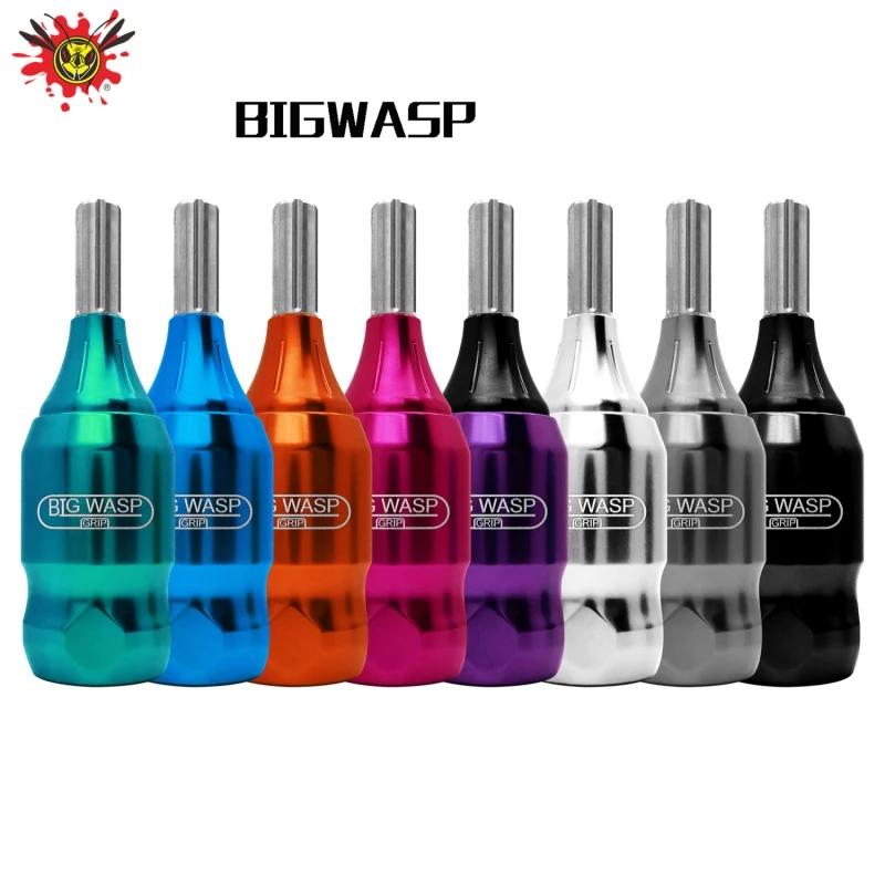BIG WASP Professional 25mm High Quality Tattoo Machine Adjustable Cartridge Grip 1" Supply (Random Color)
BIG WASP Professional 25mm High Quality Tattoo Machine Adjustable Cartridge Grip 1" Supply (Random Color)