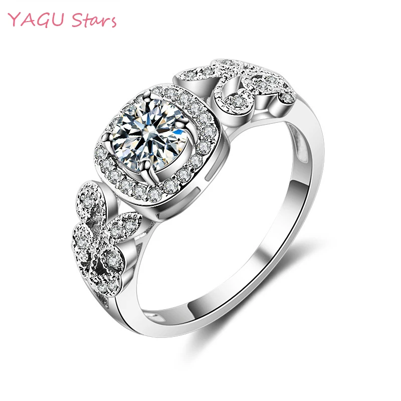 Luxury White Gold Color Bijoux 925 Silver Wedding Engagement Ring Round AAA Zirconia Jewelry For Women Couple Rings YU023
Luxury White Gold Color Bijoux 925 Silver Wedding Engagement Ring Round AAA Zirconia Jewelry For Women Couple Rings YU023