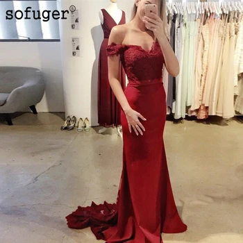 Burgundy Off The Shoulder Sweetheart Special Occasion Dress Muslim Arabic Evening Dresses Robe De Soiree Party Dresses Formal
Burgundy Off The Shoulder Sweetheart Special Occasion Dress Muslim Arabic Evening Dresses Robe De Soiree Party Dresses Formal