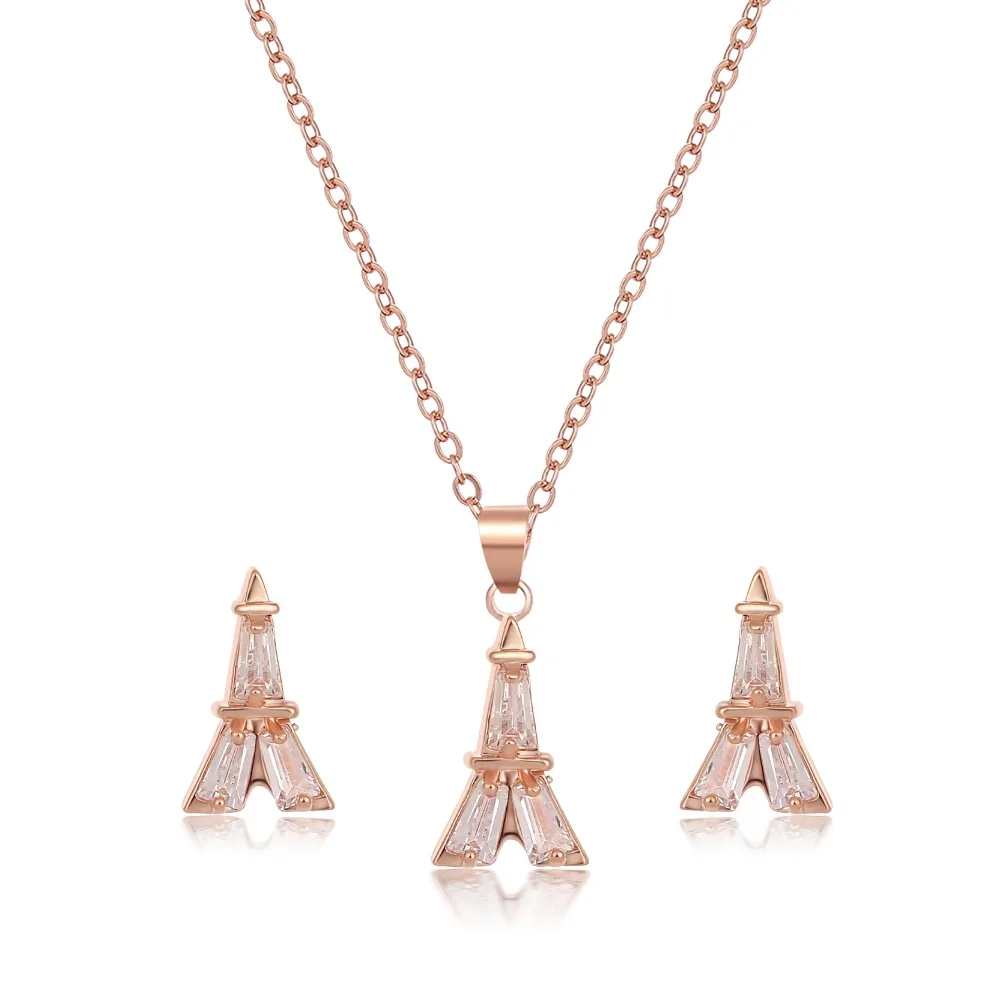 2 Colors Fashion OL Style Necklace & Earrings Crystal Jewelry Sets For Women Eiffel Tower jewelry gifts for girlfriend JX3030
2 Colors Fashion OL Style Necklace & Earrings Crystal Jewelry Sets For Women Eiffel Tower jewelry gifts for girlfriend JX3030