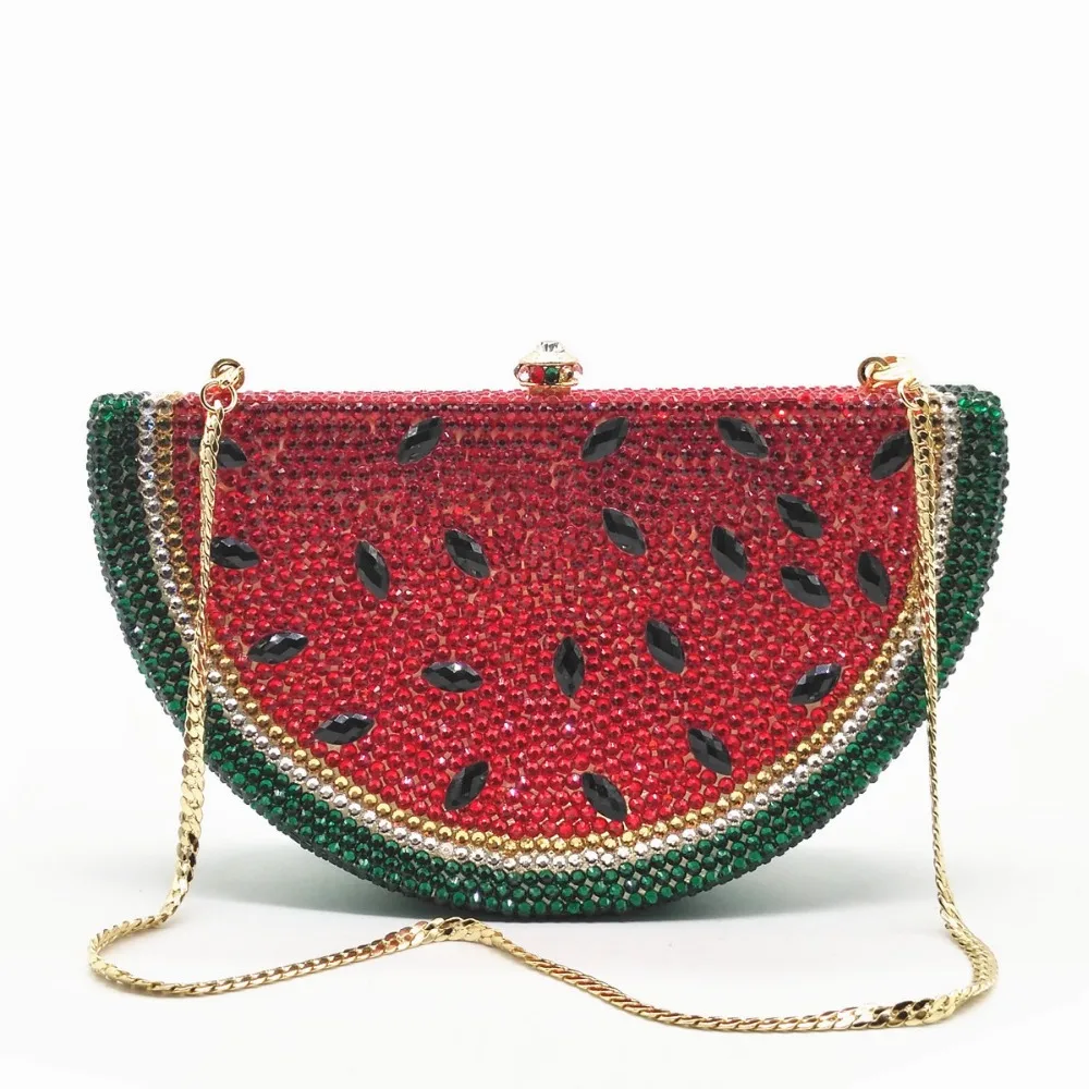 women Watermelon Crystal diamond Party bridal Clutch bag Evening bags Purse Clutches bags Rhinestone Ladies Handbags wallet gift
women Watermelon Crystal diamond Party bridal Clutch bag Evening bags Purse Clutches bags Rhinestone Ladies Handbags wallet gift
