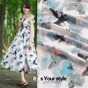 White ink dizzy catch big butterfly printing artificial cotton cotton silk shirt dress fabrics
White ink dizzy catch big butterfly printing artificial cotton cotton silk shirt dress fabrics