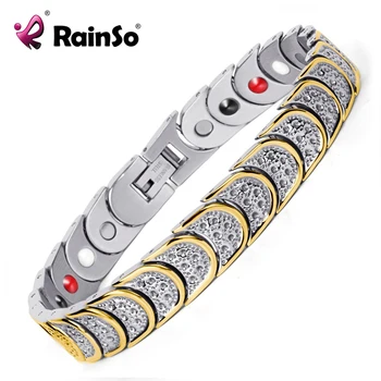 Rainso Fashion Jewelry Magnetic Health Care Elements Magnetic FIR Germanium 316L Stainless Steel Bracelets For Men OSB-768
Rainso Fashion Jewelry Magnetic Health Care Elements Magnetic FIR Germanium 316L Stainless Steel Bracelets For Men OSB-768