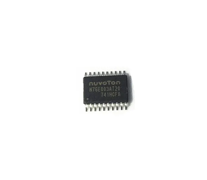 100 шт. 76E003 TSSOP20 MCU 8-Bit 8051 CISC 18KB Flash 2,5 в/3,3 В/5 в 20-контактный N76E003AT20
100 шт. 76E003 TSSOP20 MCU 8-Bit 8051 CISC 18KB Flash 2,5 в/3,3 В/5 в 20-контактный N76E003AT20