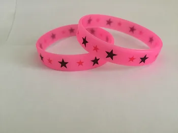Five-pointed star LOGO Silicone Bracelet Silicone bracelet 100PCS/LOTS Free shiping
Five-pointed star LOGO Silicone Bracelet Silicone bracelet 100PCS/LOTS Free shiping