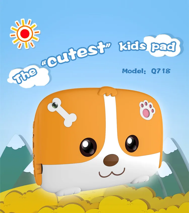 Multi-language 7INCH WIFI children tablet pc with Dual cameras multifunction children learn machine for gift
Multi-language 7INCH WIFI children tablet pc with Dual cameras multifunction children learn machine for gift