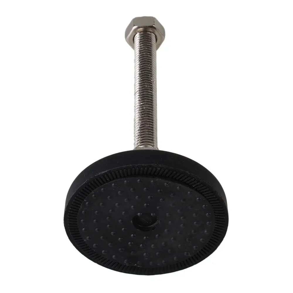 Black-78mm-Universal-Joint-Threaded-M12-x-100mm-Adjustable-Furniture-Glide-Leveling-Feet-Pad-Pack-of (1)