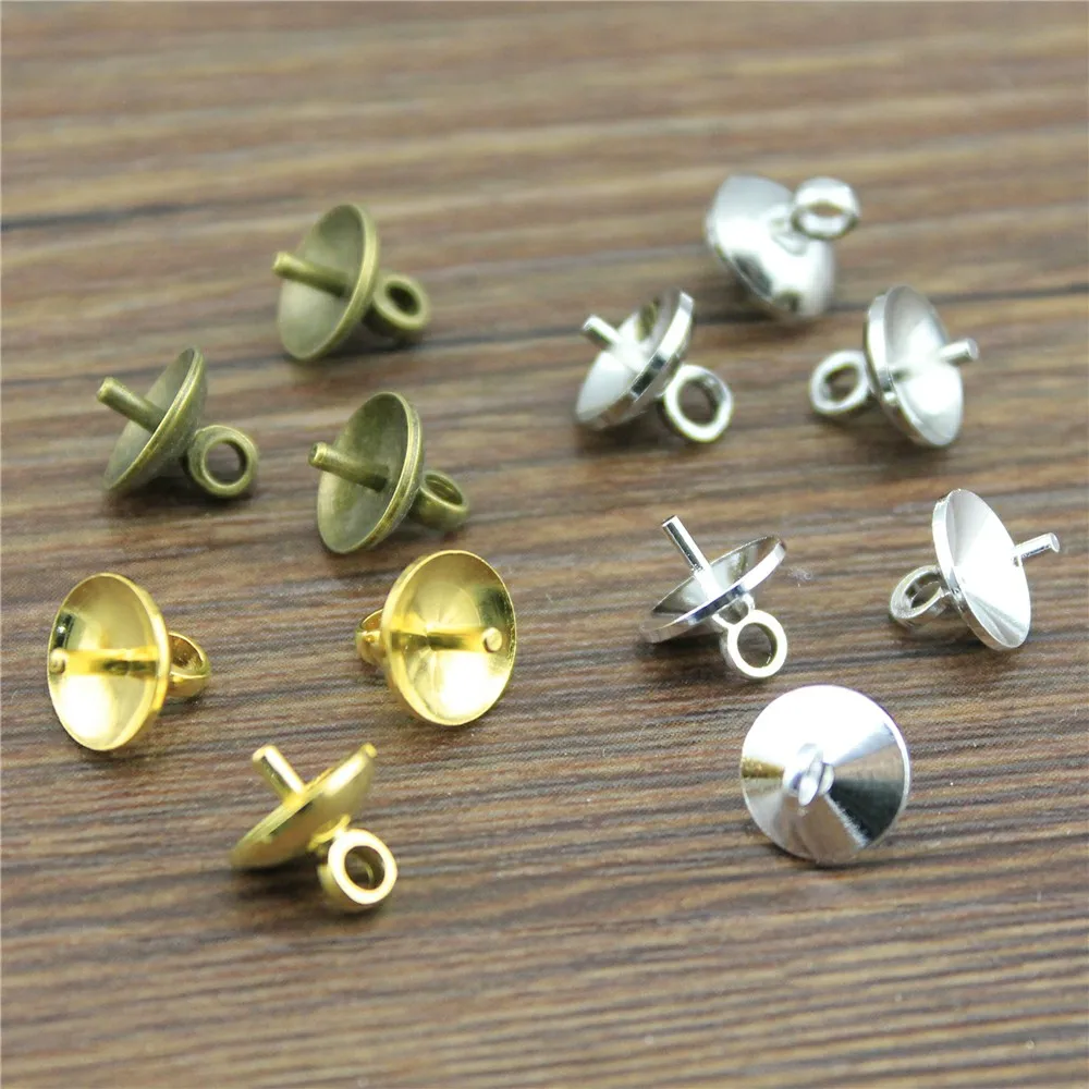 50pcs Pearl Mounting, Bead Caps, Beads Findings For Jewelry Making High Quality Copper Material 4 Colors 5mm 6mm 8mm
50pcs Pearl Mounting, Bead Caps, Beads Findings For Jewelry Making High Quality Copper Material 4 Colors 5mm 6mm 8mm
