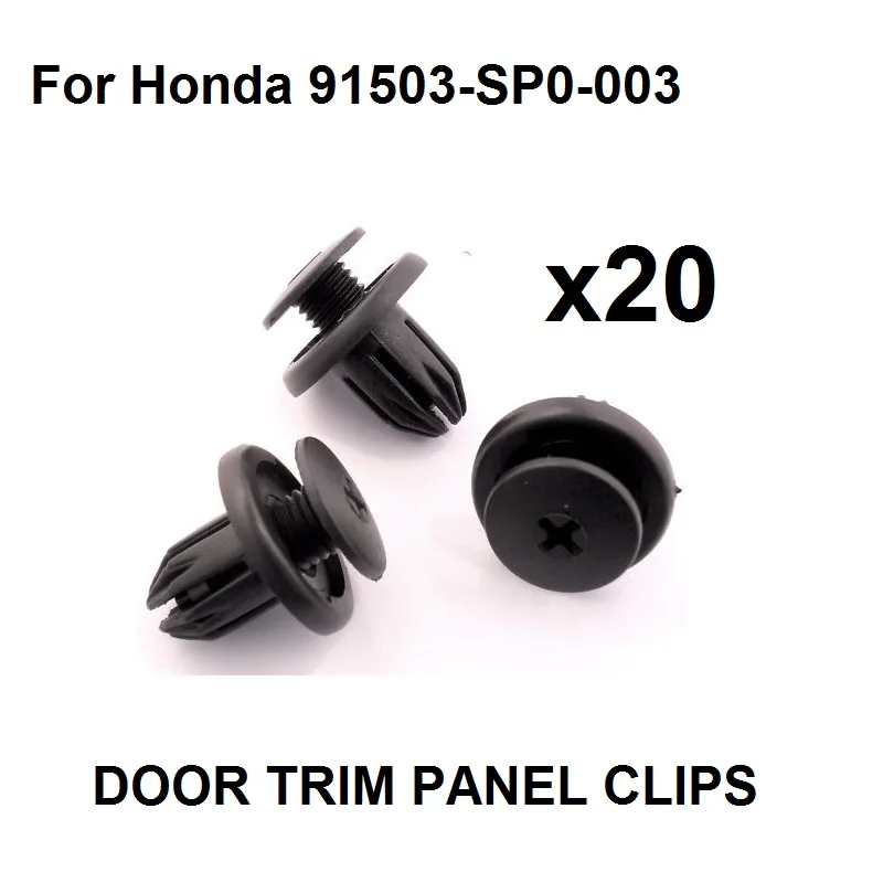 20x For Honda 91503-SP0-003 Bumper, Grille, Sideskirt, Undertray etc Plastic Trim Panel Clips
20x For Honda 91503-SP0-003 Bumper, Grille, Sideskirt, Undertray etc Plastic Trim Panel Clips