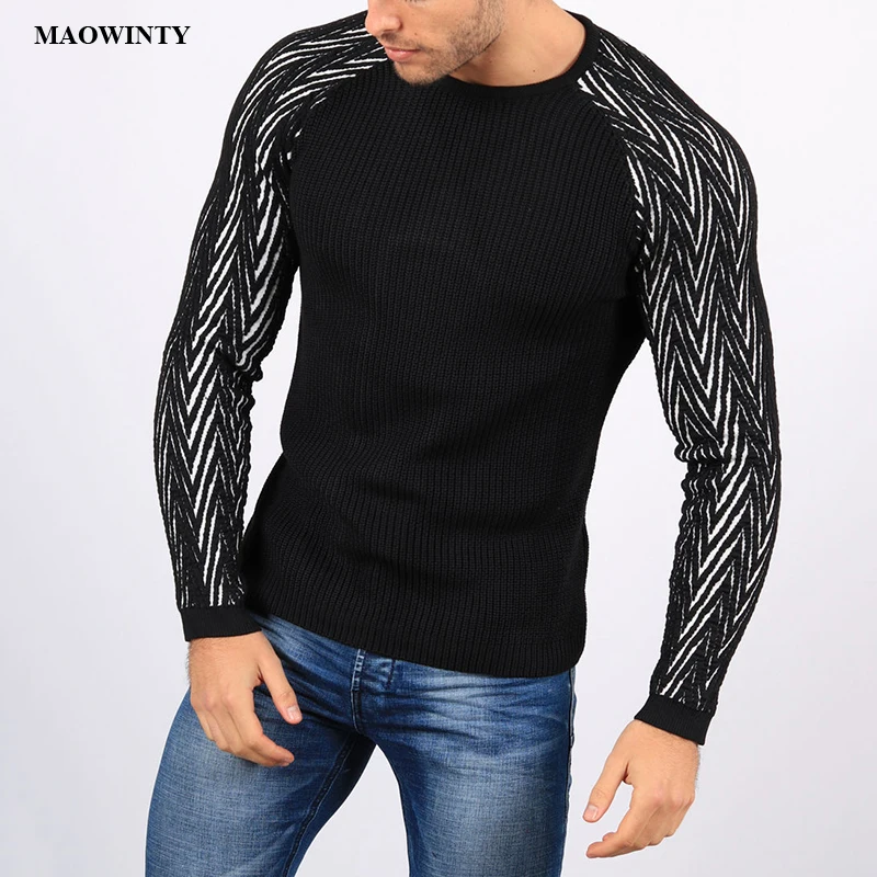 Sweater Men Striped Patchwork Knitted Pullovers Slim Fit Sweaters For Man 2019 Autumn Winter Casual Male Knitwear Pull Homme 3XL
Sweater Men Striped Patchwork Knitted Pullovers Slim Fit Sweaters For Man 2019 Autumn Winter Casual Male Knitwear Pull Homme 3XL