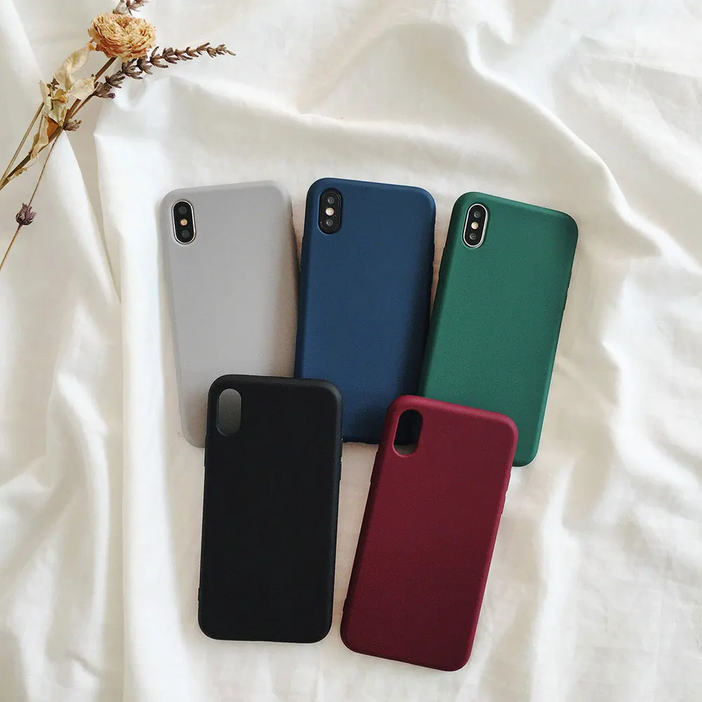 Boucho Candy Color Silicone Case For iPhone 6 6S 7 8 Plus Phone Case Coque Soft TPU Protective Cases For iPhone X 7plus 8p Cover
Boucho Candy Color Silicone Case For iPhone 6 6S 7 8 Plus Phone Case Coque Soft TPU Protective Cases For iPhone X 7plus 8p Cover