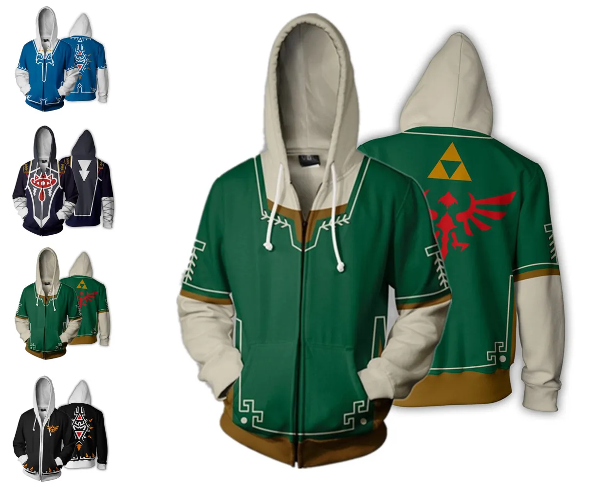 The Legend of Zelda: Breath of the Wild Man Tops Full Zip Hoodies Casual Cool Coat Jacket Fashion Sweatshirts Cosplay
The Legend of Zelda: Breath of the Wild Man Tops Full Zip Hoodies Casual Cool Coat Jacket Fashion Sweatshirts Cosplay