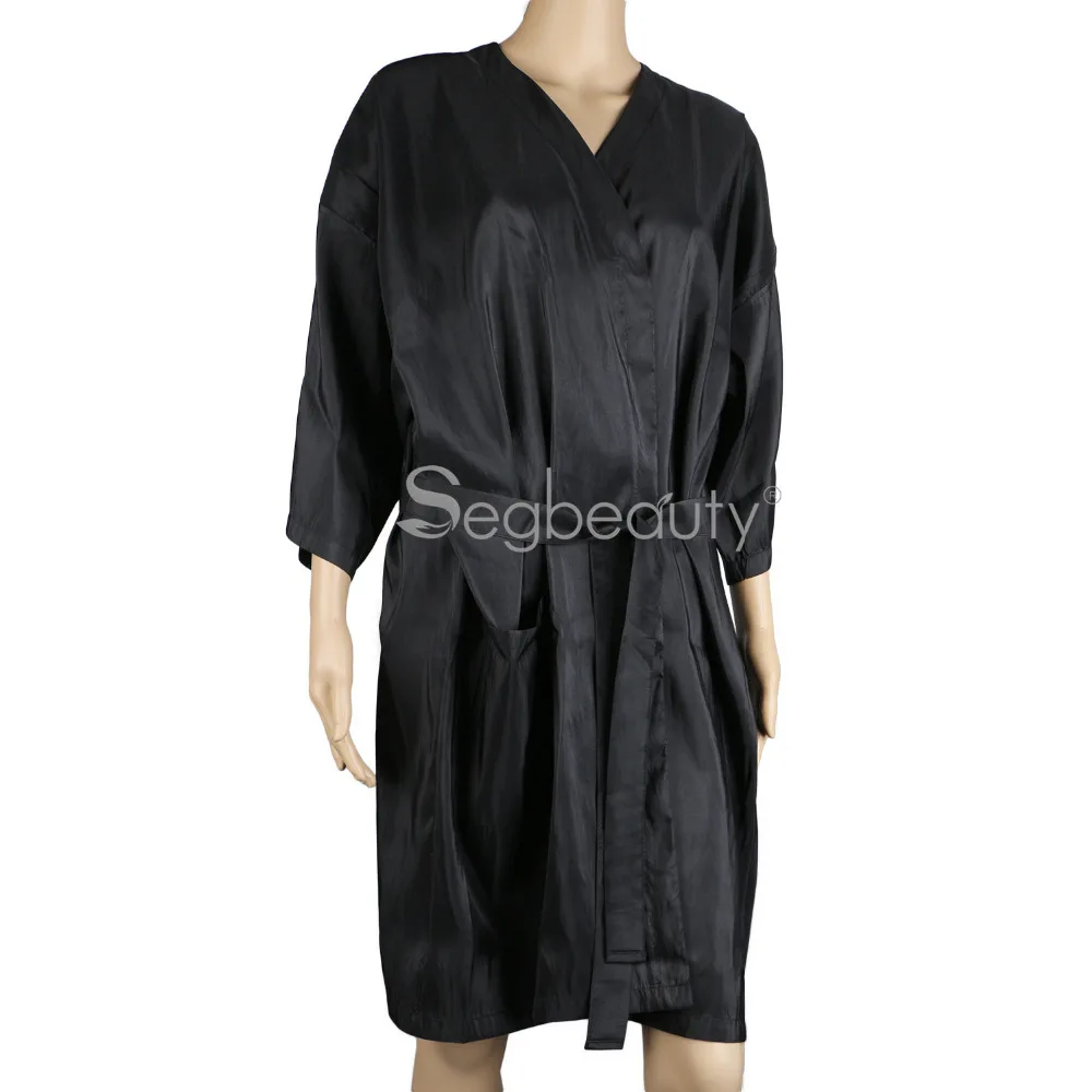 Kimono Robe 38.58" Bath Long Spa Massage Robe Gown Smock Cape Dress Hair Dye Shampoo Makeup Client Apparel Uniform_Black
Kimono Robe 38.58" Bath Long Spa Massage Robe Gown Smock Cape Dress Hair Dye Shampoo Makeup Client Apparel Uniform_Black