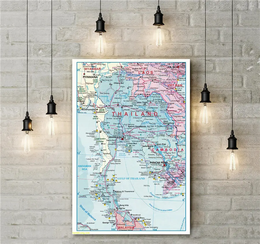 Road Atlas Map Michigan Highway Thailand Detailed Map Vintage Print Canvas Poster Wall Sticker Bar Pub Cafe Home Decor Painting
Road Atlas Map Michigan Highway Thailand Detailed Map Vintage Print Canvas Poster Wall Sticker Bar Pub Cafe Home Decor Painting
