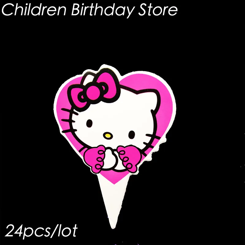 24pcs/lot kitty mouse theme cake topper kitty mouse theme birthday party decorations hello kitty cupcake decorations
24pcs/lot kitty mouse theme cake topper kitty mouse theme birthday party decorations hello kitty cupcake decorations