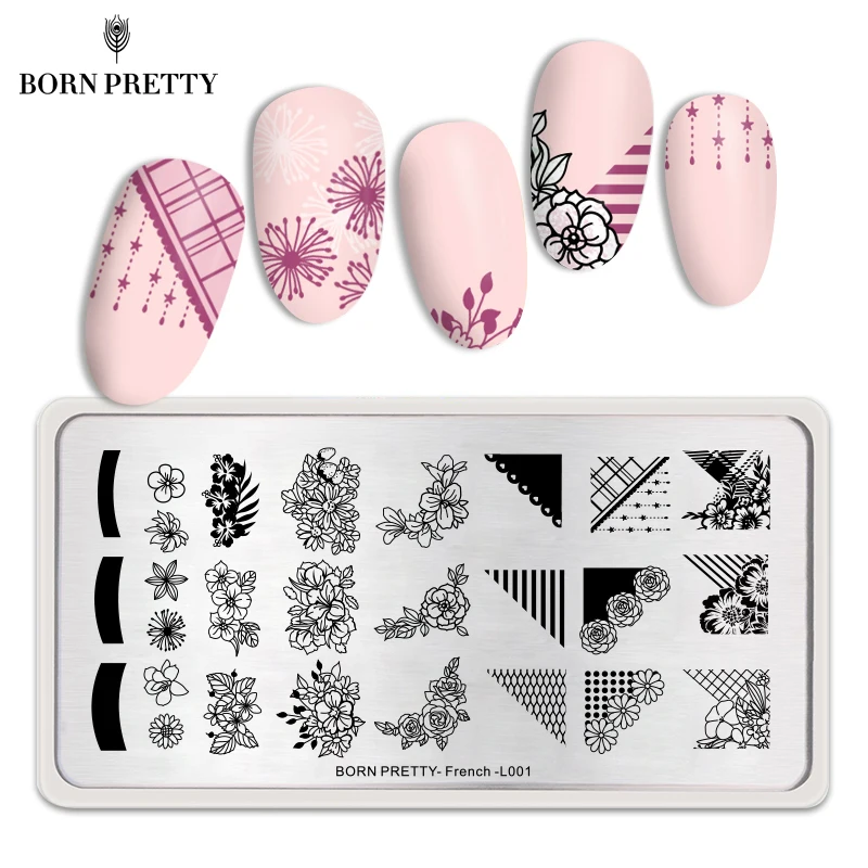 BORN PRETTY French Styles Stamping Plate Image Rectangle Painting Plate Stamp Template Nail Art Decoration Design
BORN PRETTY French Styles Stamping Plate Image Rectangle Painting Plate Stamp Template Nail Art Decoration Design