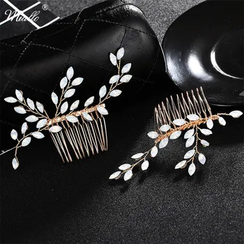Miallo Fashion A Pair Jelly Color Austrian Crystal Hair Combs Wedding Hair Clips for Bride Handmade Hair Jewelry Women Headdress
Miallo Fashion A Pair Jelly Color Austrian Crystal Hair Combs Wedding Hair Clips for Bride Handmade Hair Jewelry Women Headdress