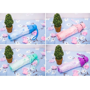 Transparent 3 Folding Umbrella Women Clear Cherry Blossom Mushroom Apollo Sakura folding Sunshade Rain Umbrella
Transparent 3 Folding Umbrella Women Clear Cherry Blossom Mushroom Apollo Sakura folding Sunshade Rain Umbrella