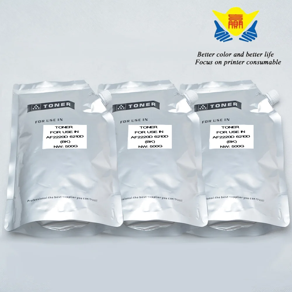 JIANYINGCHEN compatible black refill toner powder for Ricoh Aficio 2220D (3pcs/lot) 500g per bag
JIANYINGCHEN compatible black refill toner powder for Ricoh Aficio 2220D (3pcs/lot) 500g per bag