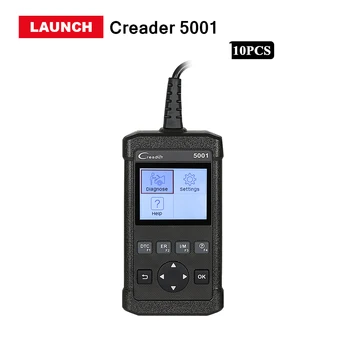 Launch X431 CReader 5001 OBD2 Code Reader Scanner Read Vehicle Information CR5001 Diagnostic Tools function same as Autel AL519
Launch X431 CReader 5001 OBD2 Code Reader Scanner Read Vehicle Information CR5001 Diagnostic Tools function same as Autel AL519