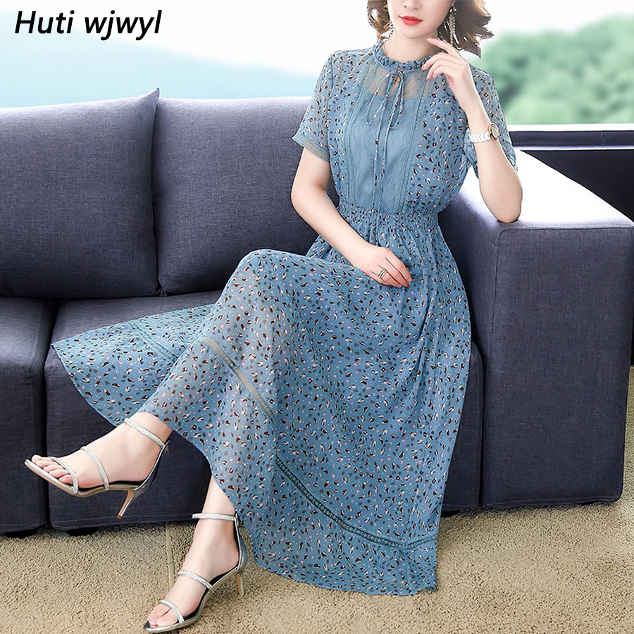 2019 Vintage Floral Chiffon Boho Maxi Dress Summer 3XL Plus Size Print Beach Midi Sundress Elegant Women Bodycon Party Vestidos
2019 Vintage Floral Chiffon Boho Maxi Dress Summer 3XL Plus Size Print Beach Midi Sundress Elegant Women Bodycon Party Vestidos