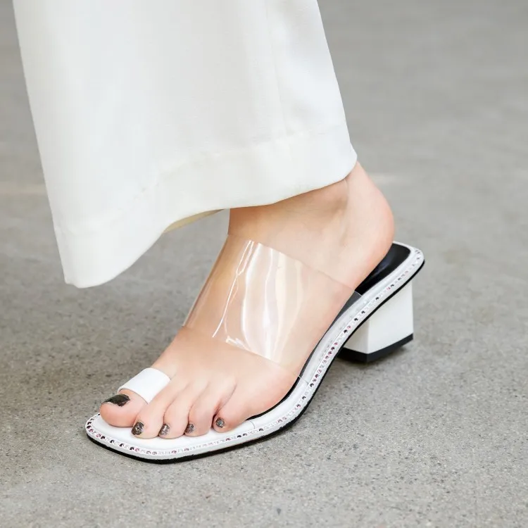 2019 Summer Hot Selling PVC Transparent Clear Mules Toe-knob Crystal Bordered Slippers Shoes Women
2019 Summer Hot Selling PVC Transparent Clear Mules Toe-knob Crystal Bordered Slippers Shoes Women