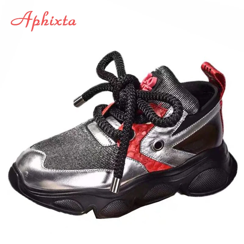 Aphixta Women Sneakers Light Running Shoes Cushioning Breathable Lace-up Platform Women Shoe Bling Boots Ladies Shoes Woman
Aphixta Women Sneakers Light Running Shoes Cushioning Breathable Lace-up Platform Women Shoe Bling Boots Ladies Shoes Woman