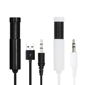 Black Mini 3.5mm Wired USB 3.5 Condenser Capacitance Studio Microphone SF-555 for Computer High Quality Accessories Microphones
Black Mini 3.5mm Wired USB 3.5 Condenser Capacitance Studio Microphone SF-555 for Computer High Quality Accessories Microphones