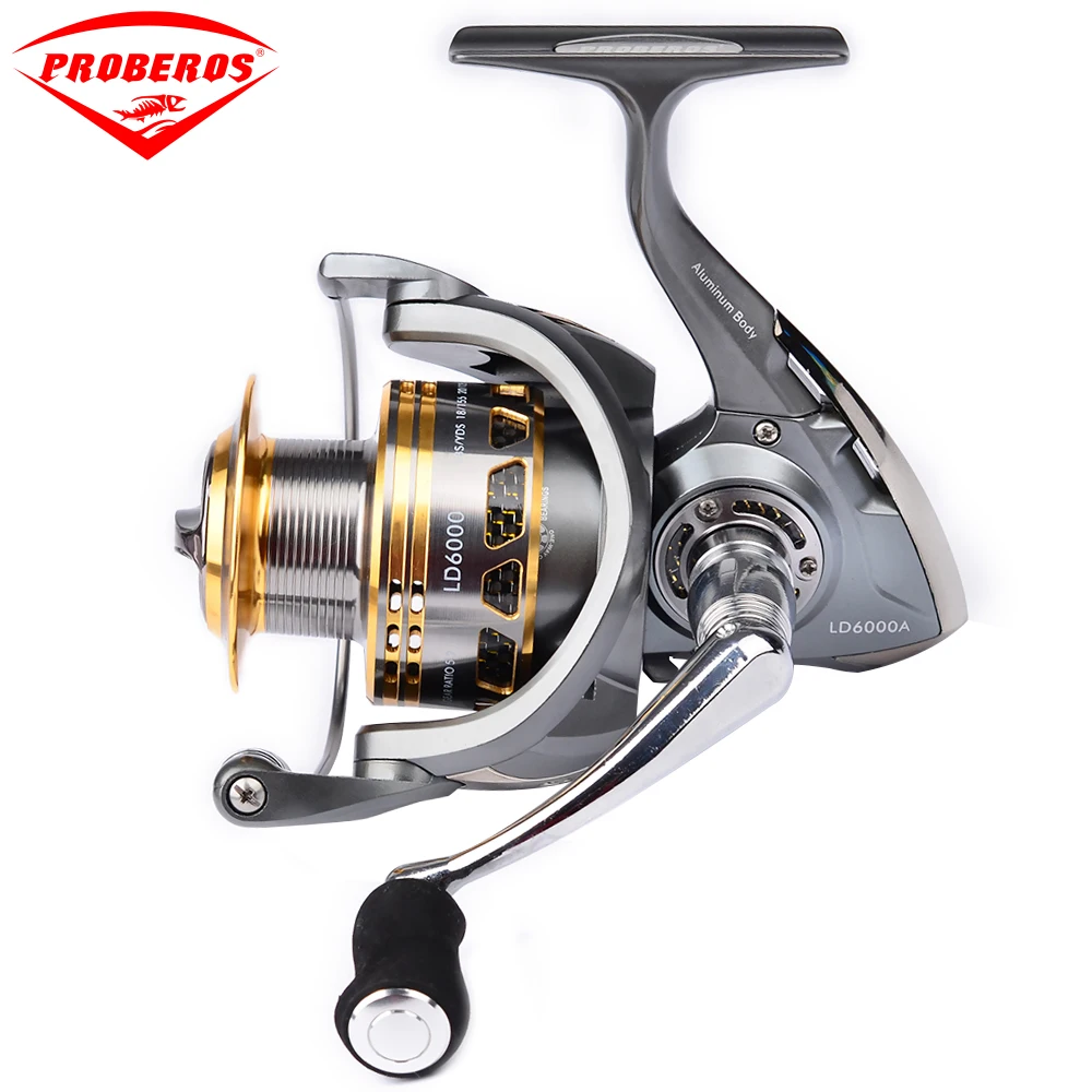PRO BEROS Aluminum alloy Fishing Reel 20KG Max Drag Sea Boat 1000-6000 Spinning Reel 14BB Stainless Steel Bearing Anti-Seawater
PRO BEROS Aluminum alloy Fishing Reel 20KG Max Drag Sea Boat 1000-6000 Spinning Reel 14BB Stainless Steel Bearing Anti-Seawater