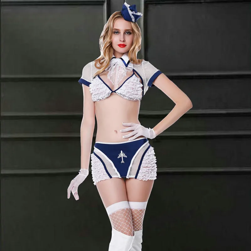 Ролевой костюм Stewardess купить со скидкой в секс шопе  Ролевые костюмы  Стюардесса