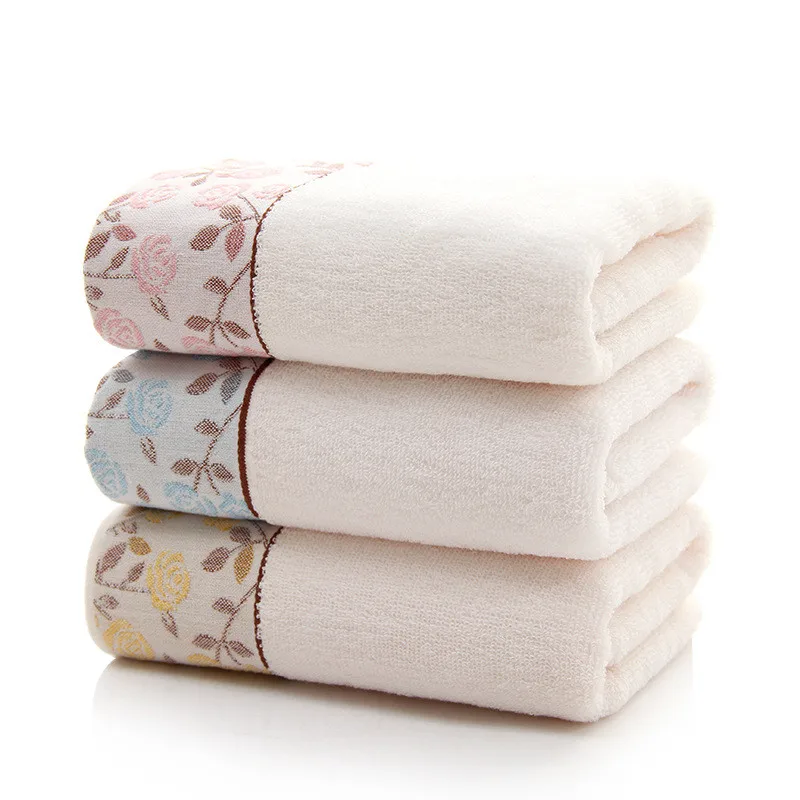 34x34cm/34x75cm 100% Cotton Rose Flower Jacquard Washcloth Absorbent Elegant Bathroom Face Hand Towel For Women
34x34cm/34x75cm 100% Cotton Rose Flower Jacquard Washcloth Absorbent Elegant Bathroom Face Hand Towel For Women