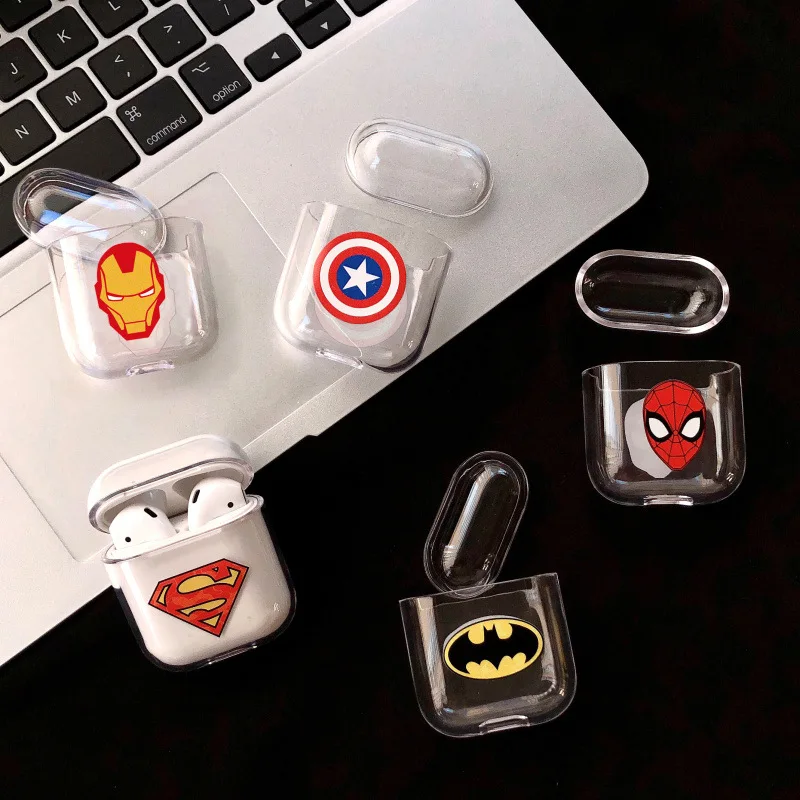 Apple Airpods Case Cute Cartoon Protective Hard Case Marvel Transparent Wireless Earphone Case for Iphone Earphone Accessories
Apple Airpods Case Cute Cartoon Protective Hard Case Marvel Transparent Wireless Earphone Case for Iphone Earphone Accessories