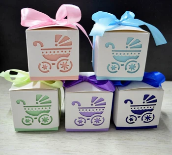 100pcs New Baby Shower Birthday Party Favor gift Hollow Out baby Stroller Candy Boxes with Ribbon Blue/Pink/Purple/Green
100pcs New Baby Shower Birthday Party Favor gift Hollow Out baby Stroller Candy Boxes with Ribbon Blue/Pink/Purple/Green