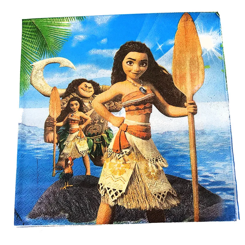 20pcs/pack Moana disposable napkins Moana theme birthday party supplies Moana disposable paper napkins 33cm*33cm
20pcs/pack Moana disposable napkins Moana theme birthday party supplies Moana disposable paper napkins 33cm*33cm