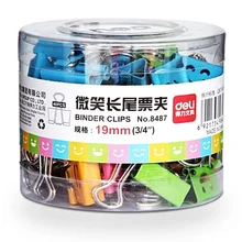 deli 8487 19mm 3/4" liras clip purse dovetail clip paper clip metal smile binder clip
deli 8487 19mm 3/4" liras clip purse dovetail clip paper clip metal smile binder clip