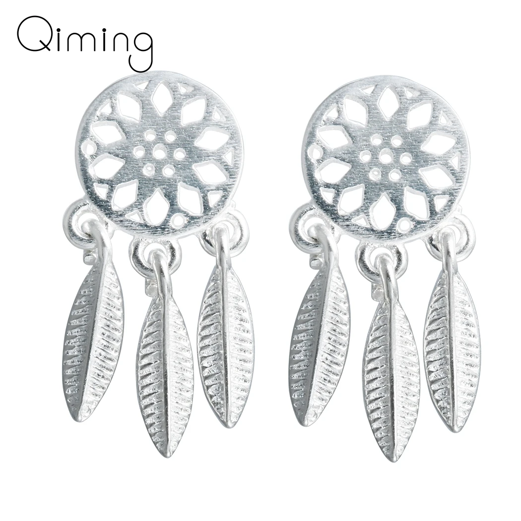 Dream Catcher Dreamcatcher Stud Earrings 925 Sterling Silver Bohemia Nationality Indian Feather Earring Fashion For Women
Dream Catcher Dreamcatcher Stud Earrings 925 Sterling Silver Bohemia Nationality Indian Feather Earring Fashion For Women