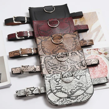 DAUNAVIA Women Waist Pack Serpentine Fanny Pack Pu Leather chest Bag Female Fashion Snake Skin Belt Bag High quality Purse
DAUNAVIA Women Waist Pack Serpentine Fanny Pack Pu Leather chest Bag Female Fashion Snake Skin Belt Bag High quality Purse