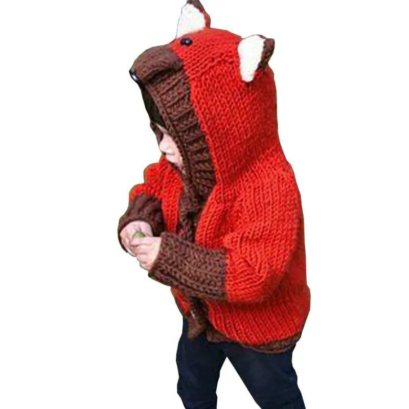 Baby Boys Girls Sweaters Kids Clothes Autumn 2018 Children Long Sleeve Hooded Knit Jumper Toddler Knitted Cardigan Infantil
Baby Boys Girls Sweaters Kids Clothes Autumn 2018 Children Long Sleeve Hooded Knit Jumper Toddler Knitted Cardigan Infantil