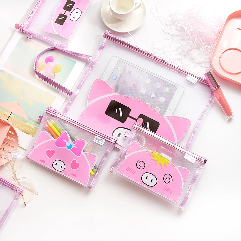 Cute Pig Transparent Travel Cosmetic Bag Multifunction Zipper Storage Bags Girls Laser Large Capacity Beauty Wash Case Organizer
Cute Pig Transparent Travel Cosmetic Bag Multifunction Zipper Storage Bags Girls Laser Large Capacity Beauty Wash Case Organizer