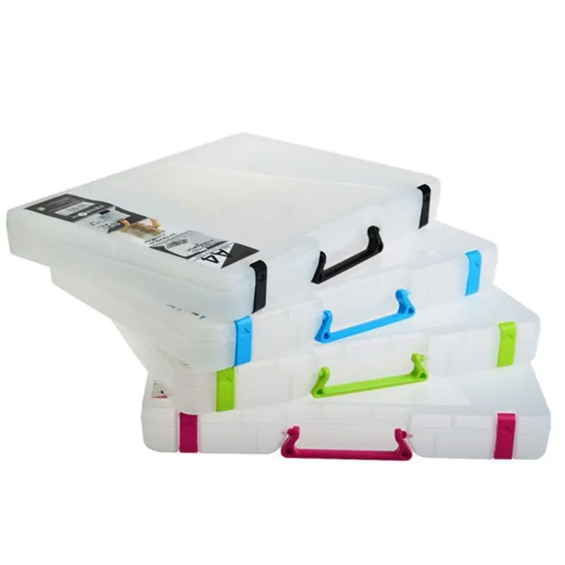 Portable Transparent A4 File Boxes Creative Multi-function Plastic Office Stationery Storage Folder Capacity Single Layer Binder
Portable Transparent A4 File Boxes Creative Multi-function Plastic Office Stationery Storage Folder Capacity Single Layer Binder