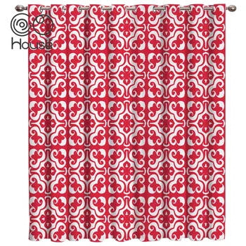 COCOHouse Ethnic Retro Red Geometic Pattern Bohemia Room Curtains Large Window Living Room Bedroom Kitchen Fabric Window Treat
COCOHouse Ethnic Retro Red Geometic Pattern Bohemia Room Curtains Large Window Living Room Bedroom Kitchen Fabric Window Treat