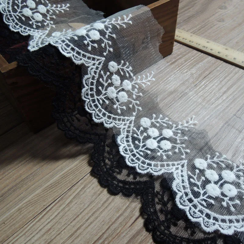 5 Yards / Black White Pure Cotton Lace Accessories Curtain, Handmade DIY Material, Hard Wire Gauze Width 9.5cm YS0290
5 Yards / Black White Pure Cotton Lace Accessories Curtain, Handmade DIY Material, Hard Wire Gauze Width 9.5cm YS0290