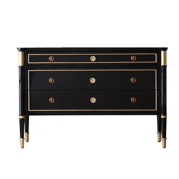 135cm(53") Black & Gold Console Cabinet / 19th Century French Classical Design
135cm(53") Black & Gold Console Cabinet / 19th Century French Classical Design