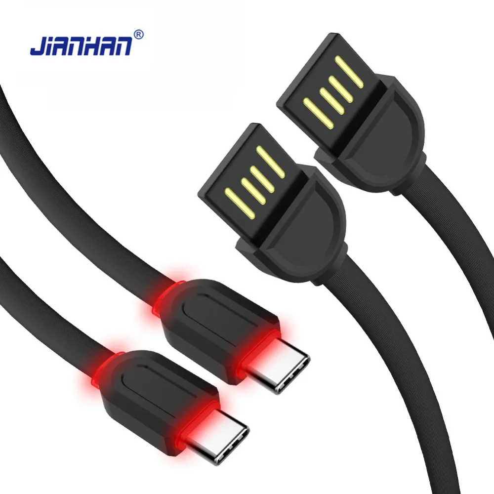 LED Light USB Type C Cable for Huawei Xiaomi Samsung fast Charging Flat Type-C USB Charger cord smart Light Cable Mobile Phone
LED Light USB Type C Cable for Huawei Xiaomi Samsung fast Charging Flat Type-C USB Charger cord smart Light Cable Mobile Phone