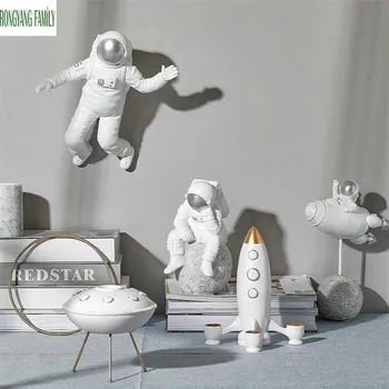 Nordic Decor Sculpture Home Character Astronaut Statue Office Rocket UFO Hero Miniatures Model Creative Figure Figurines Crafts
Nordic Decor Sculpture Home Character Astronaut Statue Office Rocket UFO Hero Miniatures Model Creative Figure Figurines Crafts