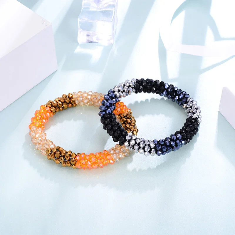Elastic Colorful Glass Beads Bracelets for Women Orange Black Silver Mixed Color Summer Bracelet Bangles Fashion Jewelry 2019
Elastic Colorful Glass Beads Bracelets for Women Orange Black Silver Mixed Color Summer Bracelet Bangles Fashion Jewelry 2019