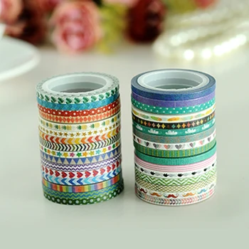 AAGU 3mm*5m Skinny Washi Tape Set 32 Patterns Cute Design Adhesive Tape Single Sided Self Adhesive Masking Tape
AAGU 3mm*5m Skinny Washi Tape Set 32 Patterns Cute Design Adhesive Tape Single Sided Self Adhesive Masking Tape