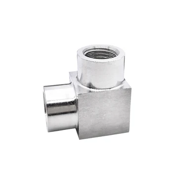 304 Stainless Steel 1/8" BSP Female Thread 90 Degree Elbow High Pressure CNC Pipe Fitting Connector Coupler For Water Air Oil
304 Stainless Steel 1/8" BSP Female Thread 90 Degree Elbow High Pressure CNC Pipe Fitting Connector Coupler For Water Air Oil