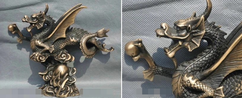 bi002787 9 China Bronze Animal Fly Dragon Beaulieu Fiery Dragon Beast Sculpture Statue
bi002787 9 China Bronze Animal Fly Dragon Beaulieu Fiery Dragon Beast Sculpture Statue